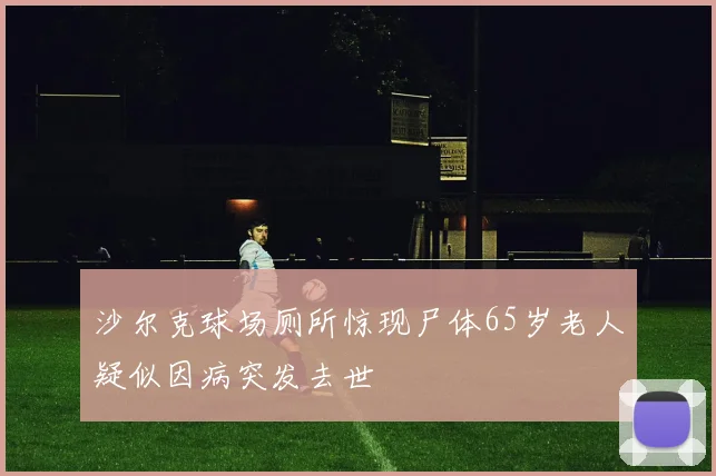 沙尔克球场厕所惊现尸体65岁老人疑似因病突发去世